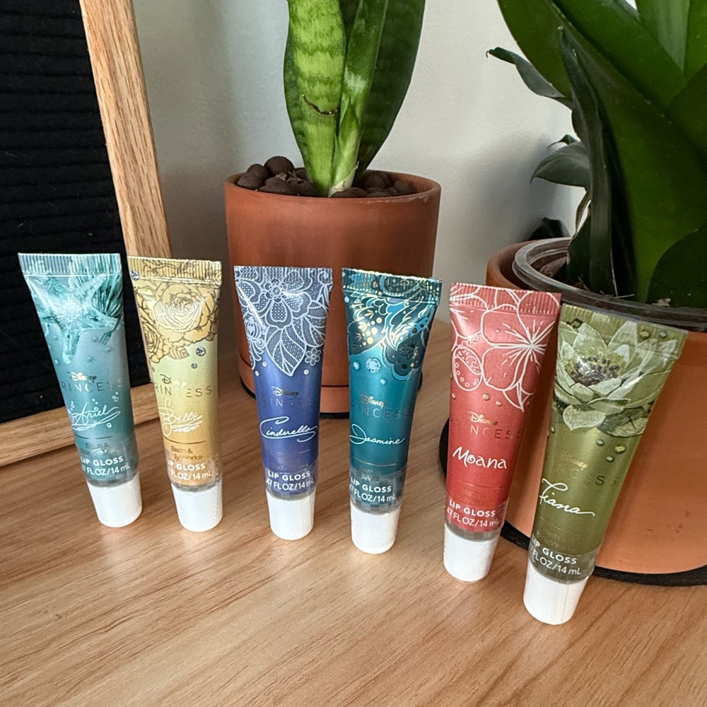 Bath and Body Disney Princess lip glosses